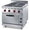 Stainless Steel Electric Range With 4-Hot Plate & Oven
